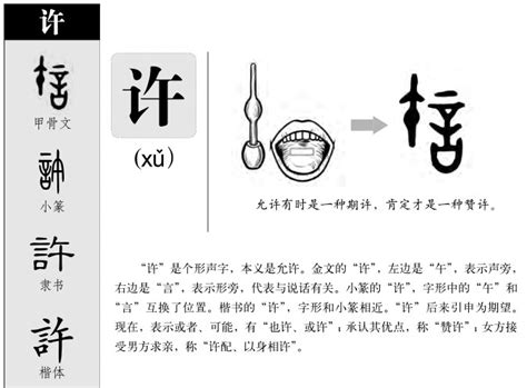 許 五行|许字的五行是什么,许的五行属性及吉利寓意